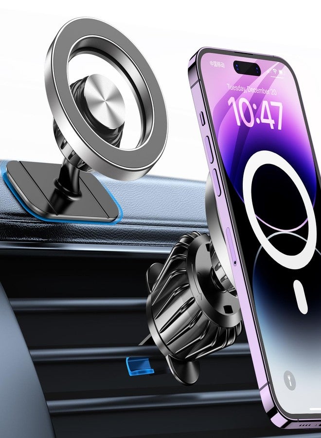 Kaistyle for Magsafe Car Mount【20 Strong Magnets】Magnetic Phone Holder for Car Phone Holder Mount Dash【360°】Cell Phone Holders for Your Car Accessories for Women Men iPhone 16 Pro Max 15 14 13 12 Plus - Image 1