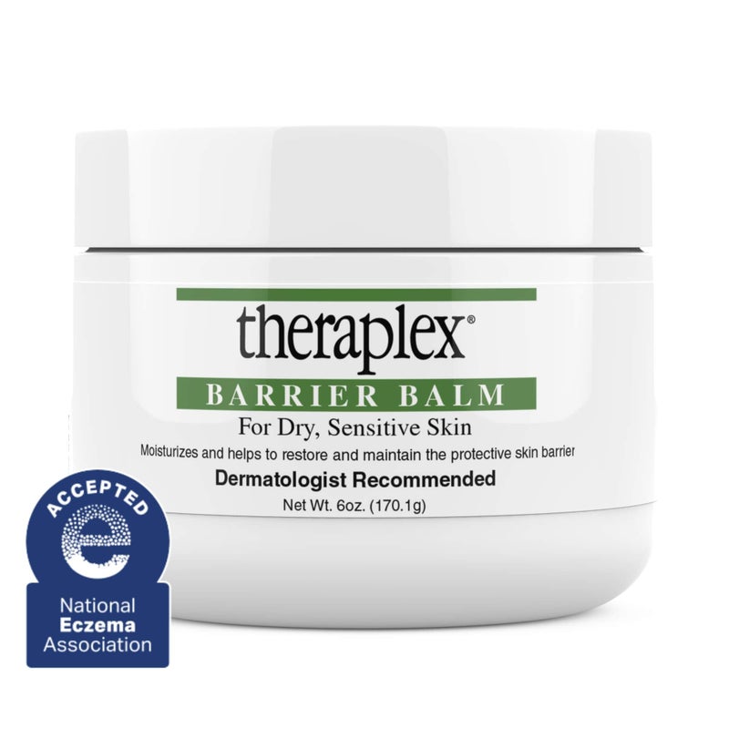 Theraplex مرهم بارير ثيرابليكس لحماية البشرة - كريم مرطب لإصلاح الحاجز الجلدي للجسم للبشرة الجافة والحساسة - خالي من البارابين أو المواد الحافظة، غير كوميدوغينيك ومضاد للحساسية - موصى به من قبل أطباء الجلد - 6 أونصات - Image 1