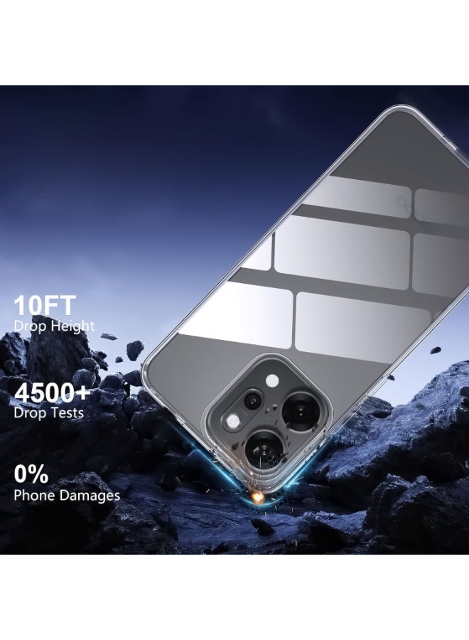 جراب هاتف محمول لهاتف Oppo Reno 14 Pro 5G، جراب حماية مرن من السيليكون السائل، جراب عالي الجودة من السيليكون ومادة TPU الممتازة لهاتف Oppo Reno 14 Pro 5G - شفاف - Image 2