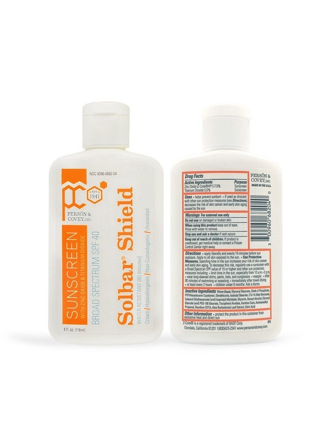 Solbar Shield Spf40 4.0 Oz. - Image 1