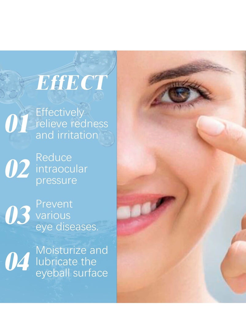 SOUTH MOON Eye Drops for Dry Eyes, Refreshing Lubricant Drops, Preservative-Free Artificial Tears, Soothing Relief for Redness & Eye Fatigue, Clear Vision & Moisturizing Care 18ml  - Image 2