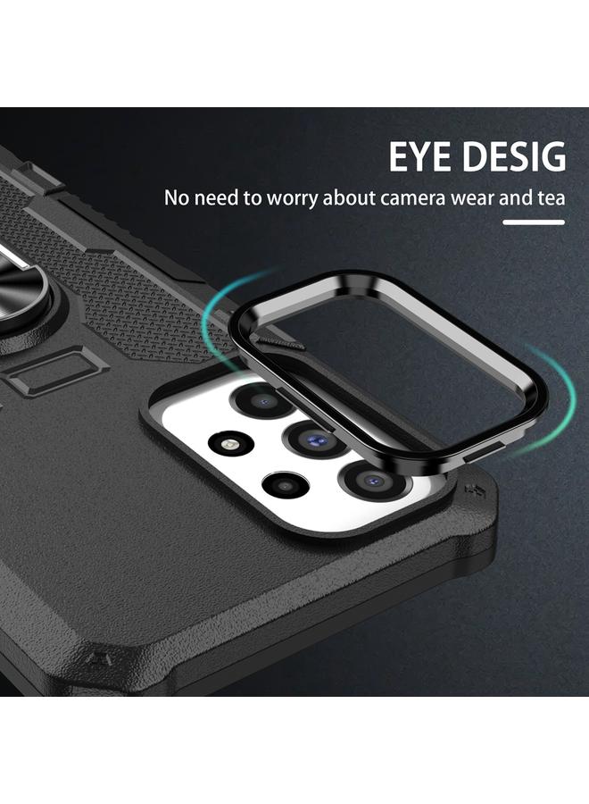 S-TOP Case For Samsung Galaxy A34 5G Ring Holder Armor Hybrid Phone Case - Image 4
