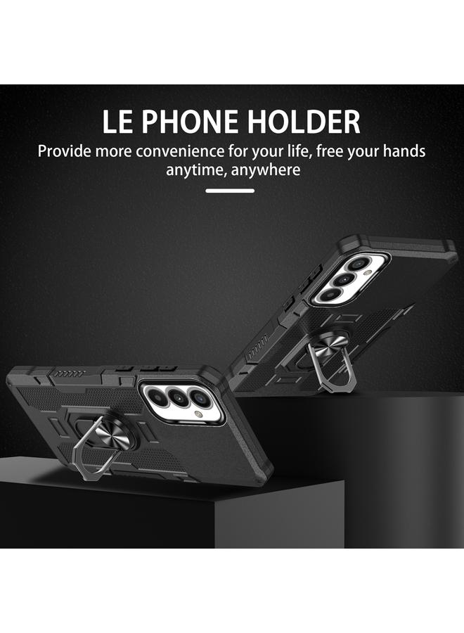 S-TOP Case For Samsung Galaxy A34 5G Ring Holder Armor Hybrid Phone Case - Image 2