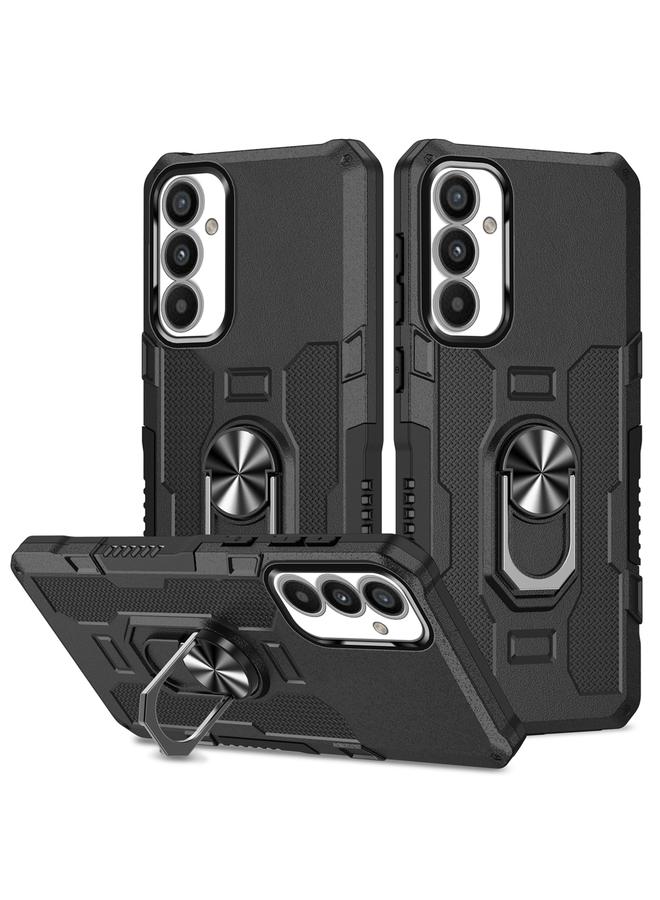 S-TOP Case For Samsung Galaxy A34 5G Ring Holder Armor Hybrid Phone Case - Image 1