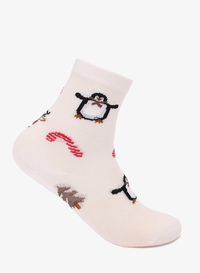Carina Girly Christmas Socks - 3 Pairs - Image 2