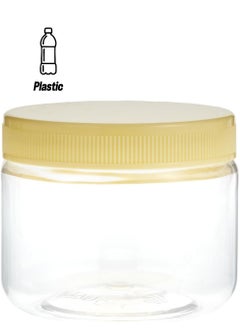 Sunpet Sunpet Alsaqer Round SpiceJar/Pet Jar/Plastic Food Storage Jar Clear, 200 ml Capacity, APC-200  - Image 1