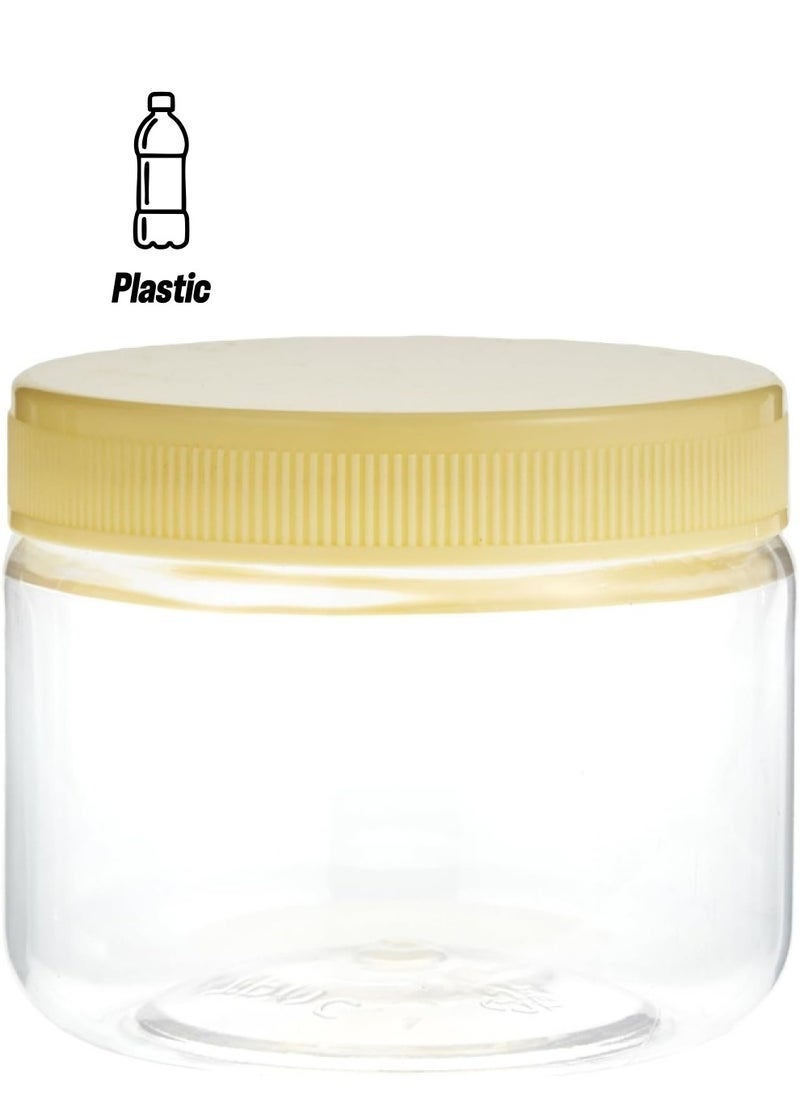 Sunpet Sunpet Alsaqer Round SpiceJar/Pet Jar/Plastic Food Storage Jar Clear, 200 ml Capacity, APC-200  - Image 1