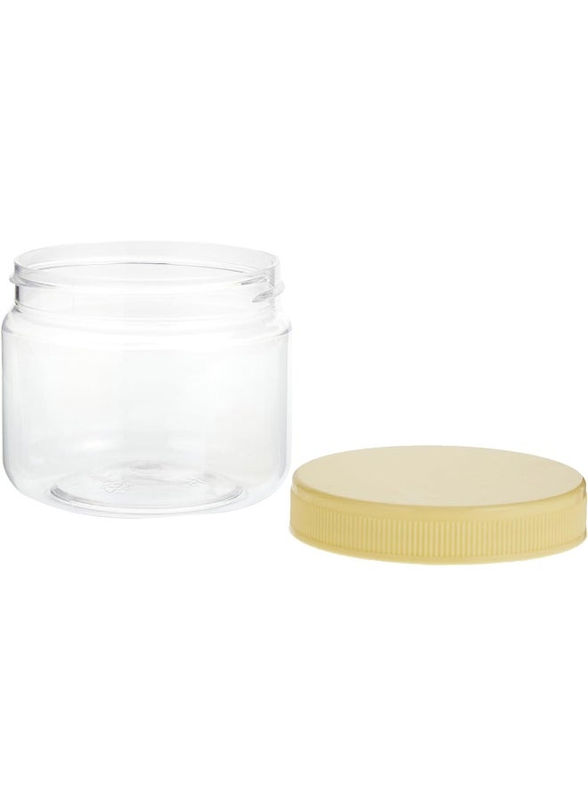 Sunpet Sunpet Alsaqer Round SpiceJar/Pet Jar/Plastic Food Storage Jar Clear, 200 ml Capacity, APC-200  - Image 3