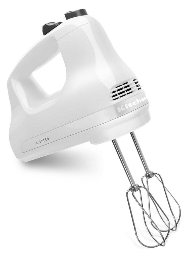 KitchenAid KitchenAid KHM512WH 5-Speed Ultra Power Hand Mixer, White, 8x7x5  - Image 1