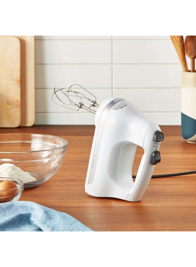 KitchenAid KitchenAid KHM512WH 5-Speed Ultra Power Hand Mixer, White, 8x7x5  - Image 2
