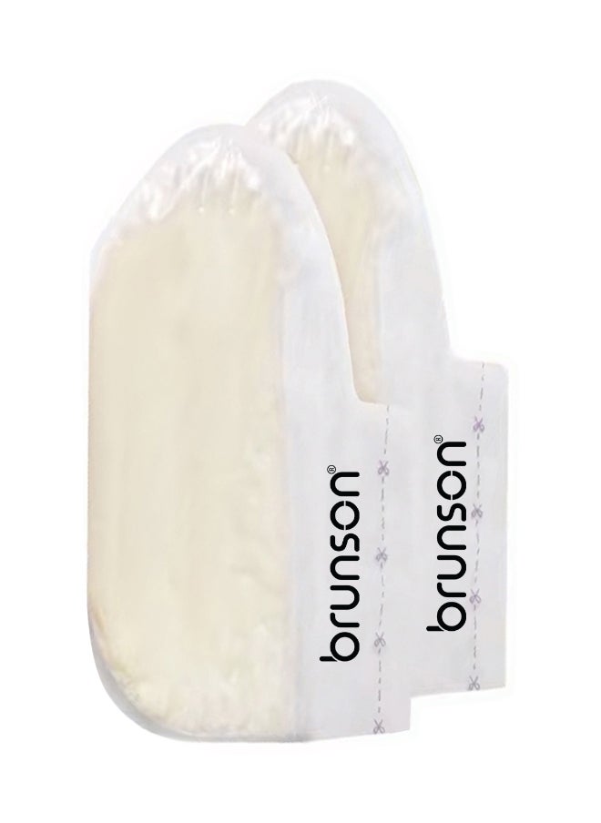 brunson 2 Pieces Nourishing Paraffin Wax Soocks - Disposable Feet Paraffin Gloves Spa Treatment - Deep Hydration And Softness - Moisturizing Pedicure Socks Wax  - Image 1