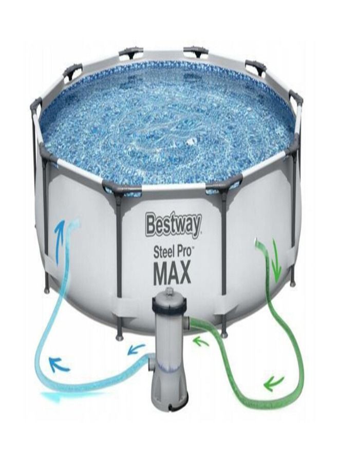 Bestway Steel Pro Frame Pool Set( Filter Pump) 366X76Cm-26-56416 - Image 5