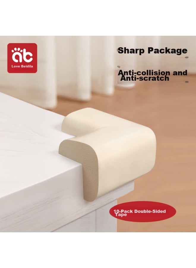 Aibedila Children's Corner Guards, Anti-collision And Fall Prevention Head Protection, 10 Pieces, Baby Anti-p Window, Coffee Table, Bed Corner Edge Protectors - Image 5
