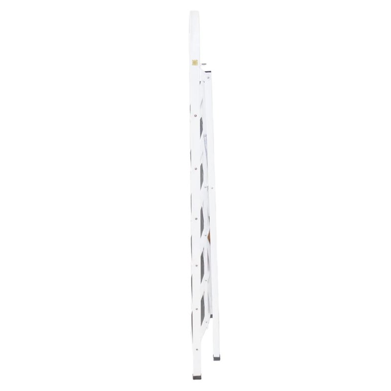 Hail Metal Royal Folding Step Ladder With 6 Steps White&Black 173*113*173cm 5048 - Image 3