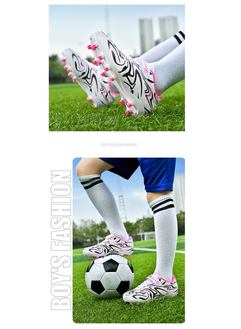 SKT Shiketro Men's soccer cleats for outdoor indoor professional youth boys soccer cleats unisex soccer cleats. - Image 3