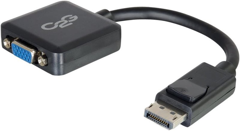 C2G / Cables to Go 54323 DisplayPort Male to VGA Female Adapter Converter, Bl - Image 1