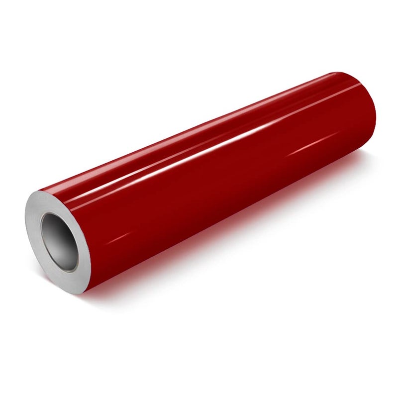 VViViD Burgundy Gloss DECO65 Permanent Adhesive Craft Vinyl for Cricut, Silhouette & Cameo (7ft x 11.8" Roll) - Image 1
