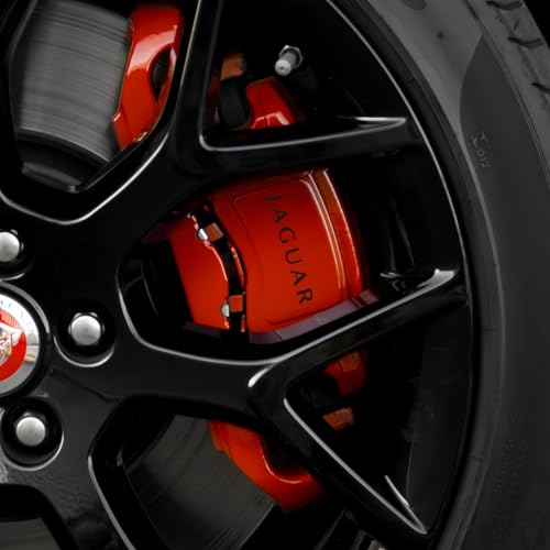 JULOPO 6PCS Car Brake Caliper Stickers Decals Compatible with Jaguar XE XEL XF XFL XJ FPACE FType Vinyl Stickers Suitable for Bumpers Rearview Mirrors Door Handles and More - Image 1