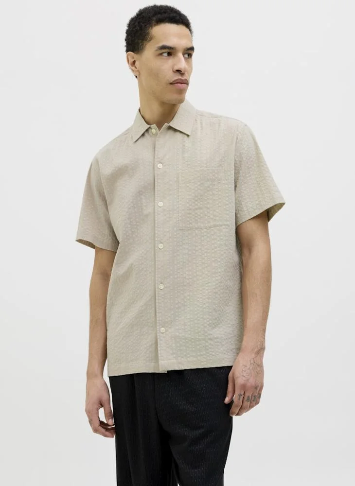 JACK & JONES Jprcceaston Seersucker Shirt