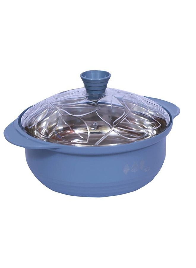 Jaypee Plus Water Heated Steel Casserole Aqualine 1700 ml Valley Blue