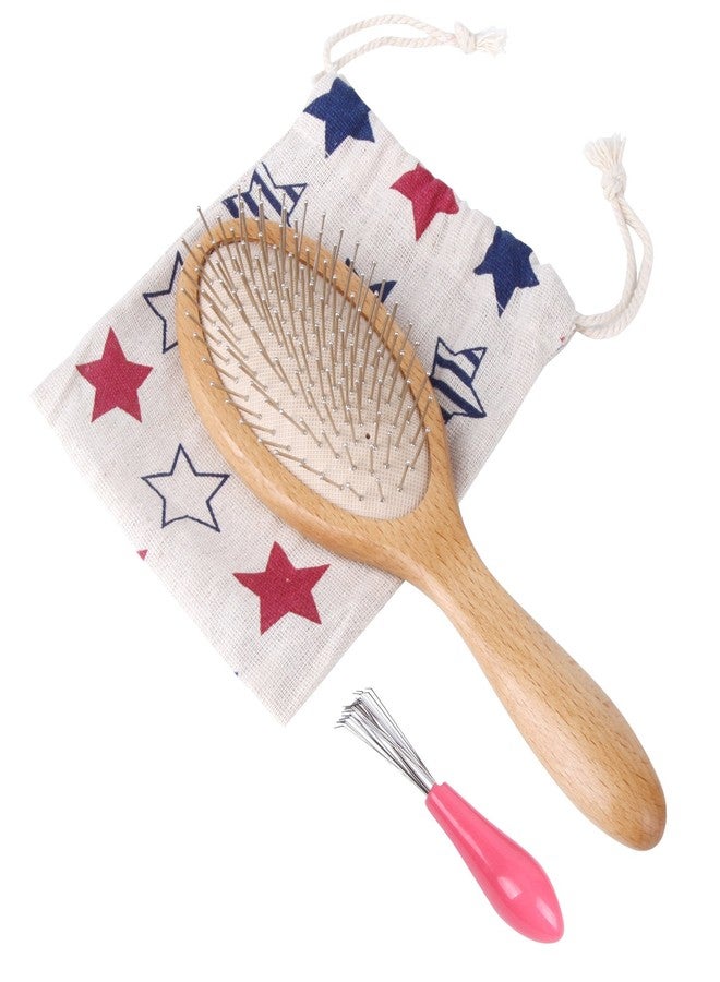 WeCoola Hair Brush, Wooden Hairbrush with Metal Bristles, Stimulates Scalp for Hair Growth, Gift for Mother's & Father's & Friends, All Hair Types - Image 5