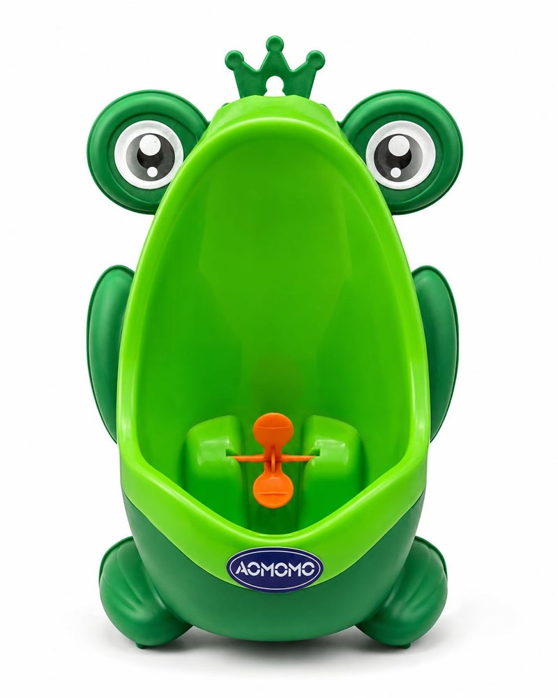 AOMOMO Urinal for Toddlers Boys with Frog Funny Aiming TargetFrog Urinal Potty Training CrownFrog - Image 2