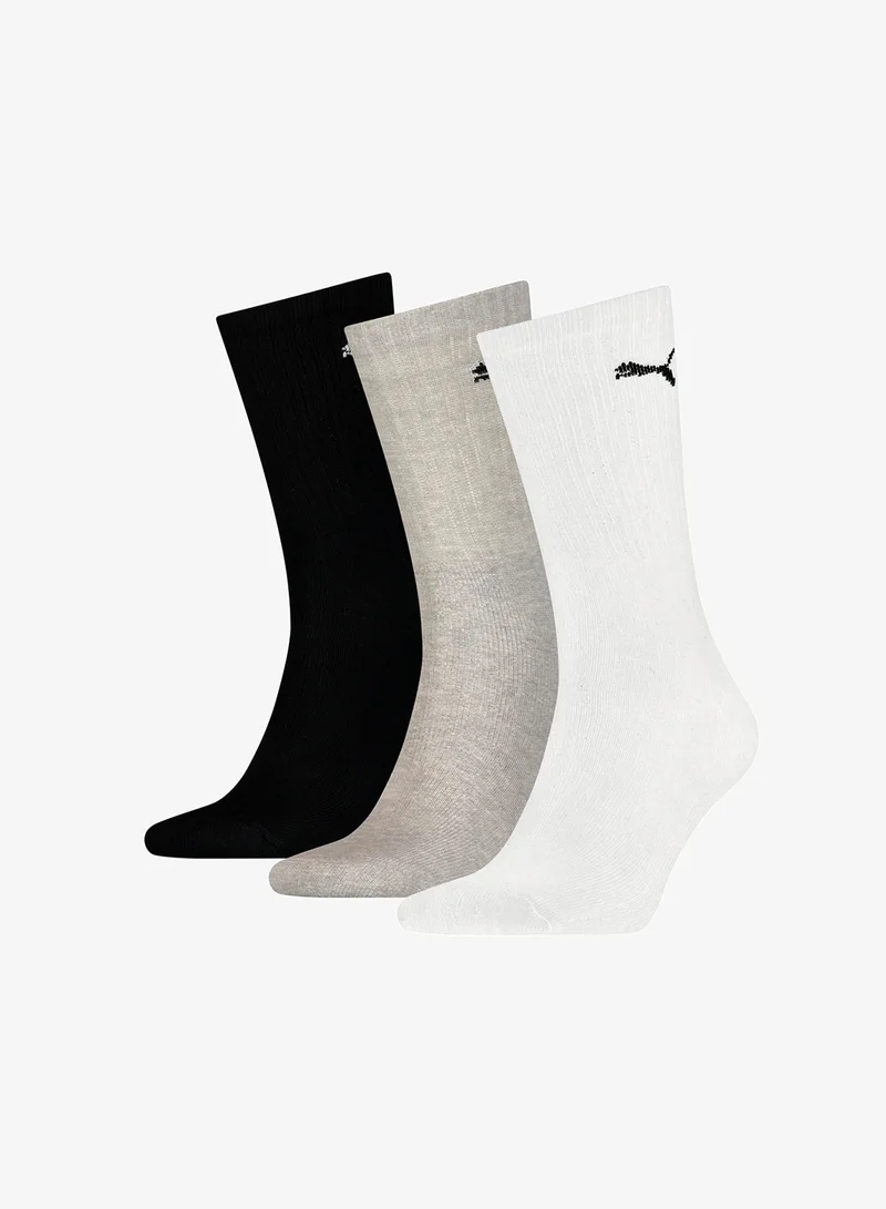 PUMA 3 Pack Lightweight Crew Socks