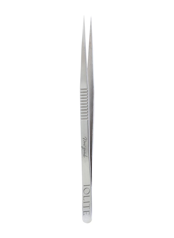 IOLITE Lash Tweezers Professional Stainless Steel Curved Precision Tweezer for Eyelash Extensions, Volume Lashes, Electronics, Laboratory Work, Jewelry-Making,Crafting,Soldering, 2D-3D False Lashes, Nail Art - Image 1