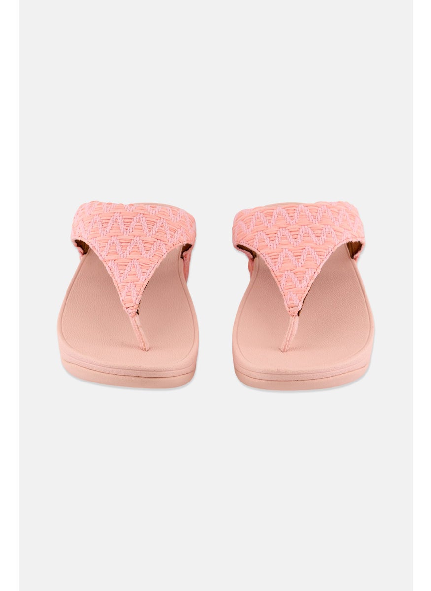 FitFlop Women Lulu Geo Slip On Sandals, Pink  - Image 3