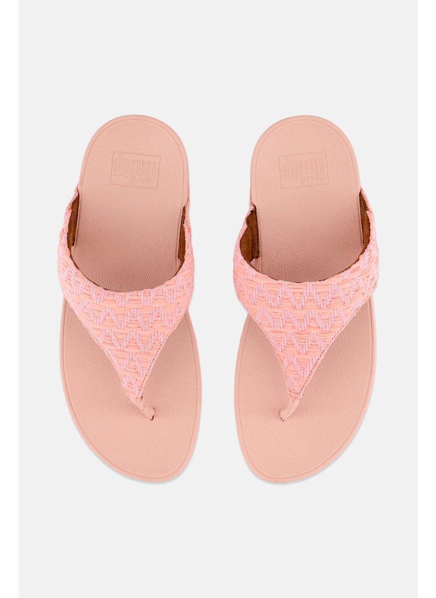 FitFlop Women Lulu Geo Slip On Sandals, Pink  - Image 2