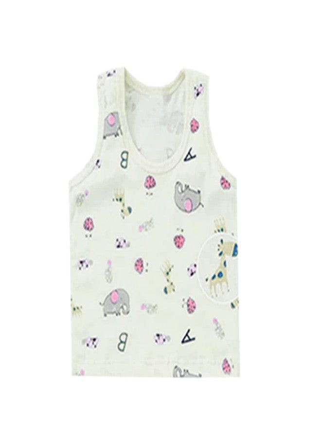 VIDHIKA Baby Vest White Baniyan Cotton Inner wear Vest for Baby Boy & Baby Girls Toddler Vest Pack of 6 (Light 2, 6-12 Months) - Image 3