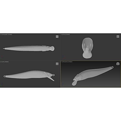wLure 10 Blank Unpainted Minnow Crankbait Topwater Lipless Jerkbait Fishing Lures (UPM680P10) - Image 4