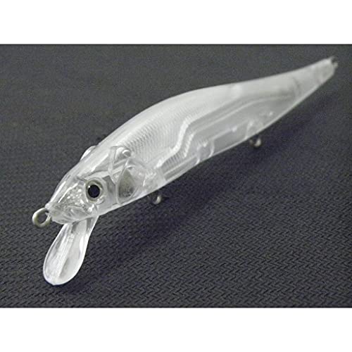 wLure 10 Blank Unpainted Minnow Crankbait Topwater Lipless Jerkbait Fishing Lures (UPM680P10) - Image 3
