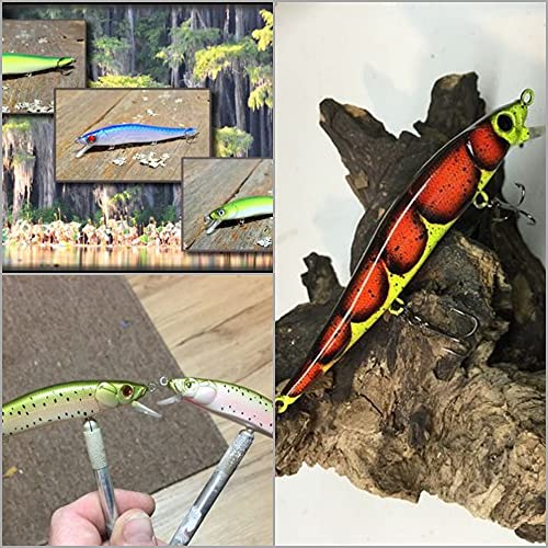 wLure 10 Blank Unpainted Minnow Crankbait Topwater Lipless Jerkbait Fishing Lures (UPM680P10) - Image 5