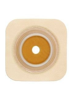 convatec ConvaTec 125259 SUR-FIT Natura Two-Piece Stomahesive Skin Barrier with Tape Collar, Cut-to-Fit, White, 1-3/4" Flange, 4" Length, 4" Width, Pack of 10 