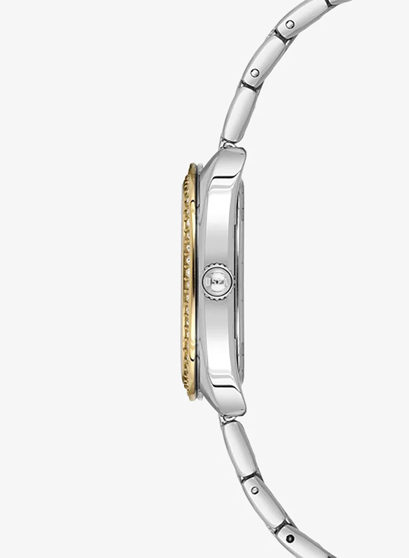U.S. Polo Assn. New Stainless Steel Bracelet Quartz Analog Watch for Women, 28mm