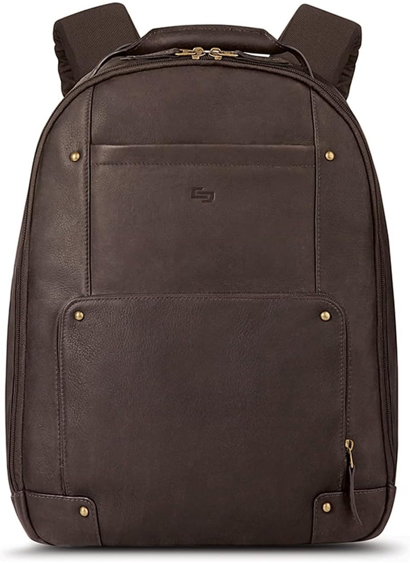 Solo Solo New York Reade Vintage Leather Backpack Espresso  - Image 1