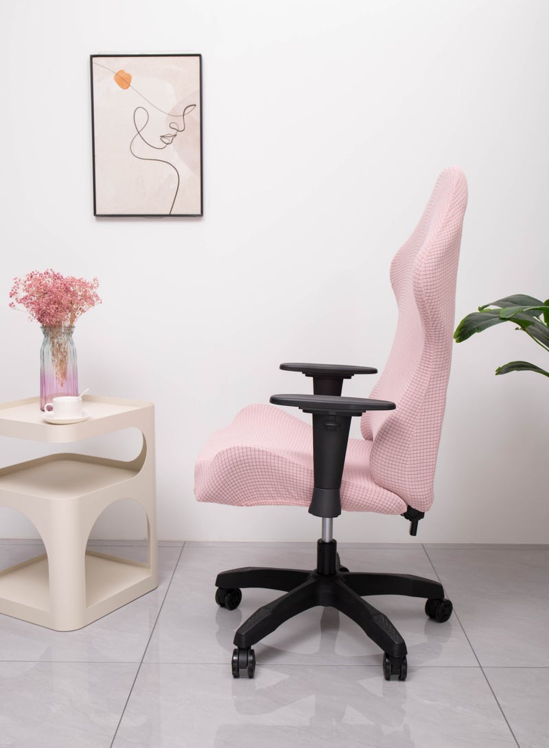 Gaming Chair Covers Slipcovers with Armrest Covers,Stretch Game Computer Office Desk Chair Cover Protector,Soft Polyester Fabric,Rotating Armchair Covers,Without Chair - Image 4