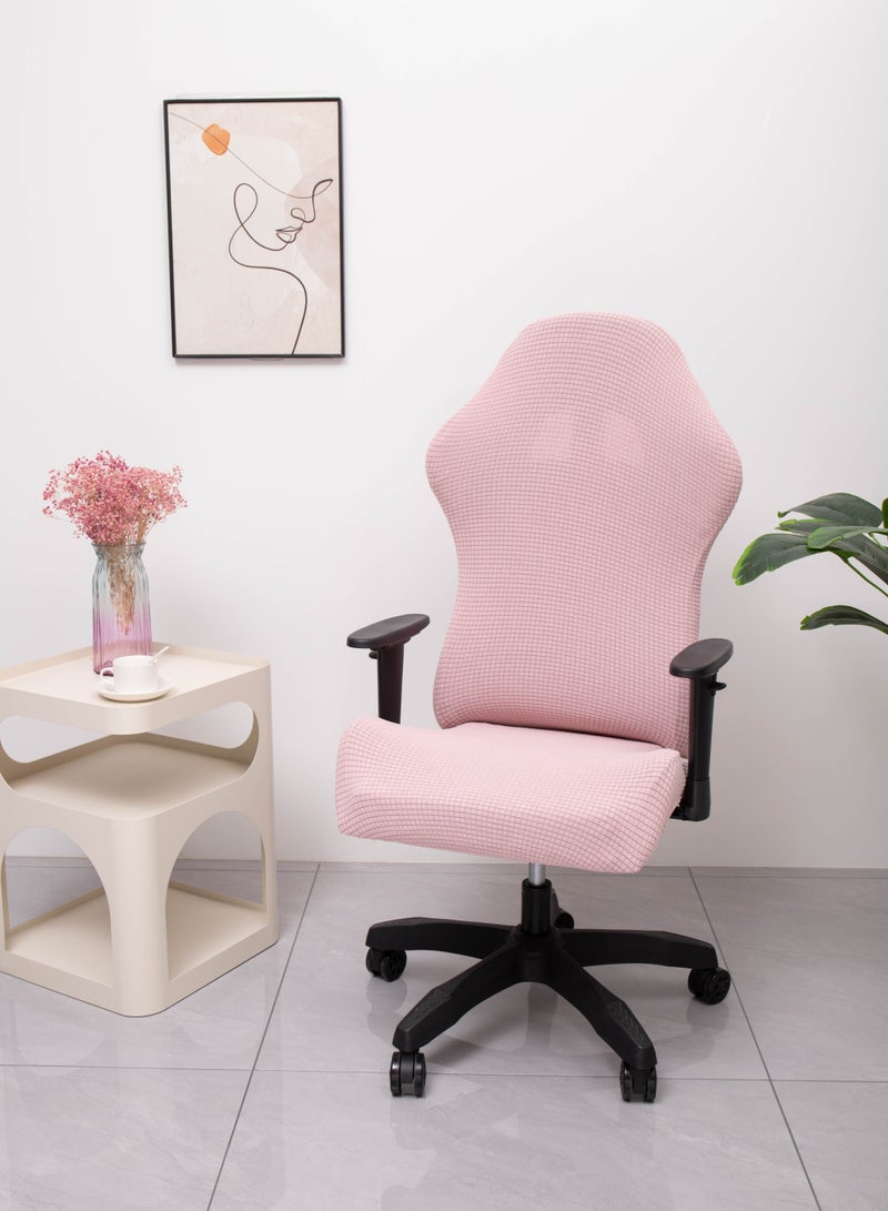 Gaming Chair Covers Slipcovers with Armrest Covers,Stretch Game Computer Office Desk Chair Cover Protector,Soft Polyester Fabric,Rotating Armchair Covers,Without Chair - Image 2