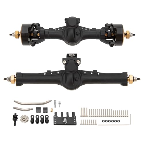 MEUS RACING 5mm Nylon ISO V2 SCX24 Axles with 3Section CVD for Axial 124 SCX24 RC Crawler Nylon Black - Image 1