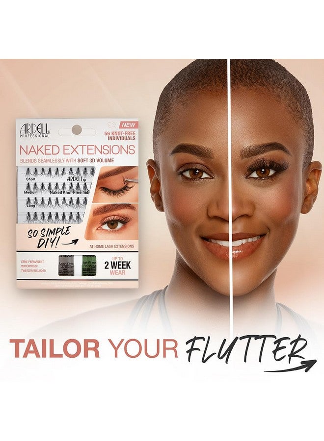 Ardell Naked Extensions, 56 Knot-free Individuals, 1 pack - Image 3