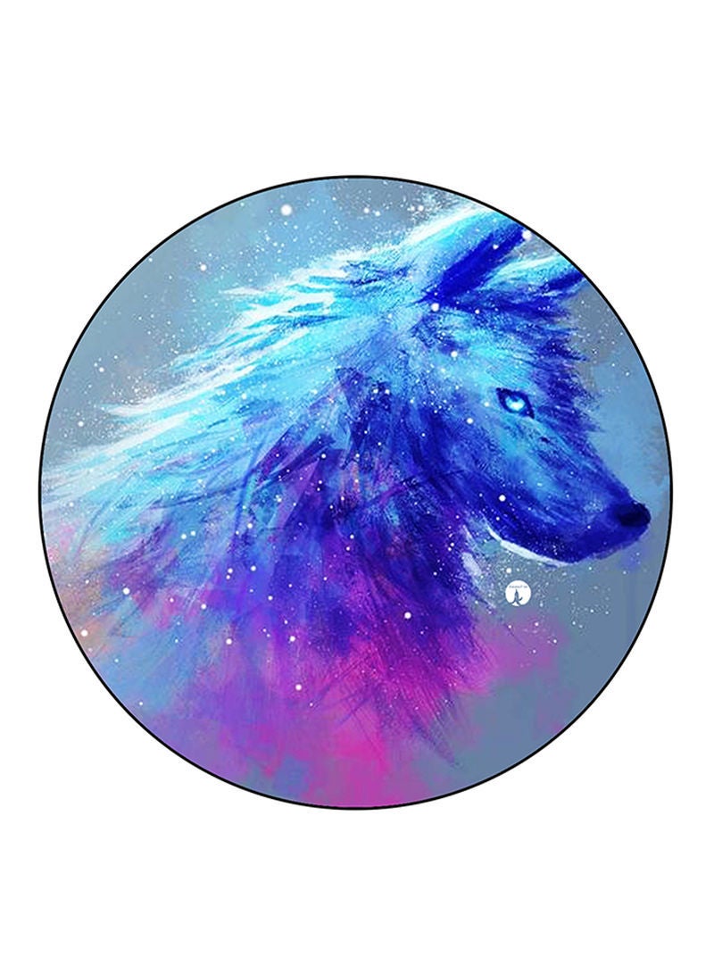 RKN Wolf Printed Mouse Pad  Multicolour