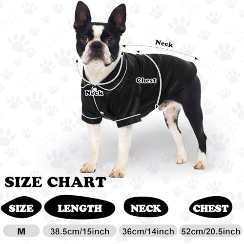 Cosblank Dog Silk Pajamas Shirts Puppy Satin Pjs Pet Sleepwear Soft Faux Silk Lapel Two-Legged for Small Dogs Bridal Party(M,Navy)(M,Black) - Image 2
