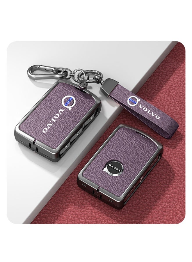 Volvo High end car key protection case suitable for Volvo's new xc60/xc40/s60/s90/xc90/v60/v90 car key shell case - Image 1