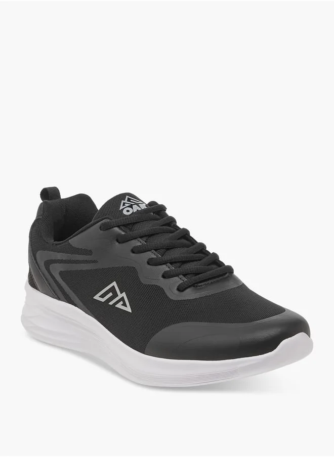 Oaklan by Shoexpress Men by Shoexpress Logo Detail Lace-Up Sports Shoes