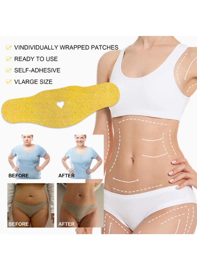 EELHOE - Shape & Tone Body Wrap,Slimming Patch, Weight Loss Patch, Promotes Fat Burning on the Abdomen, Tightens the Waist, Anti-Cellulite, Supports Fast Weight Loss 4 Pcs - Image 1