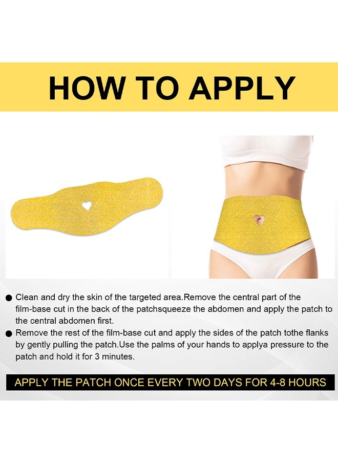 EELHOE - Shape & Tone Body Wrap,Slimming Patch, Weight Loss Patch, Promotes Fat Burning on the Abdomen, Tightens the Waist, Anti-Cellulite, Supports Fast Weight Loss 4 Pcs - Image 1