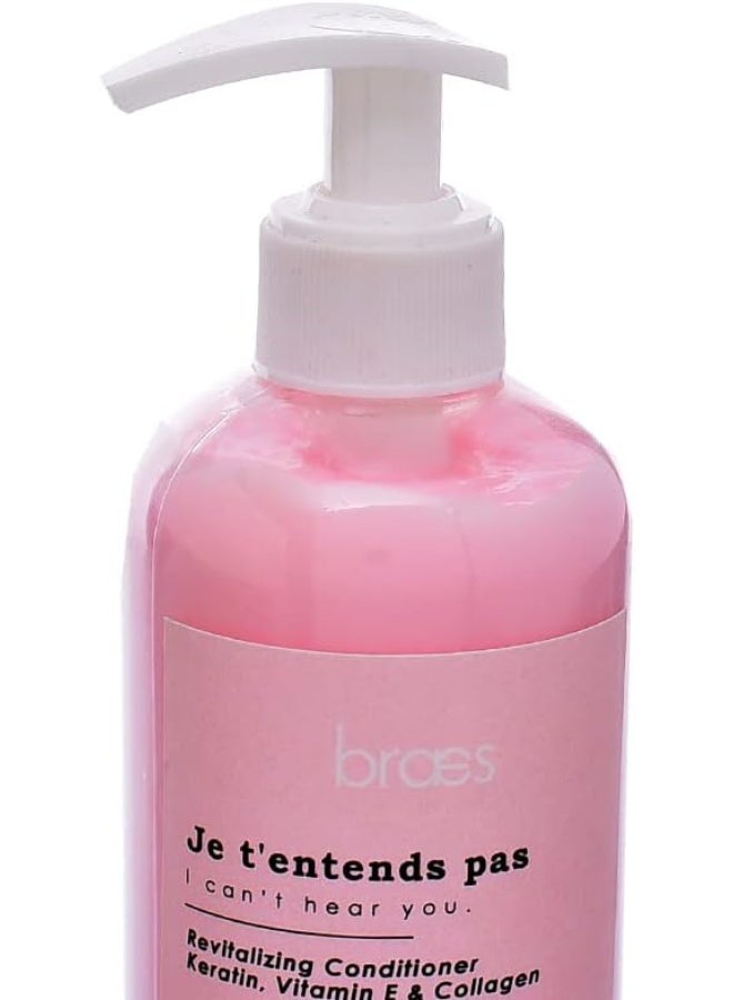 Braes Revitalizing Conditioner – 500 ml | Deep Nourishment & Moisture for Dry, Damaged, or Frizzy Hair | Smooth, Soft, and Healthy-Looking Hair | Suitable for All Hair Types | Daily Hair Care Essential - Image 3