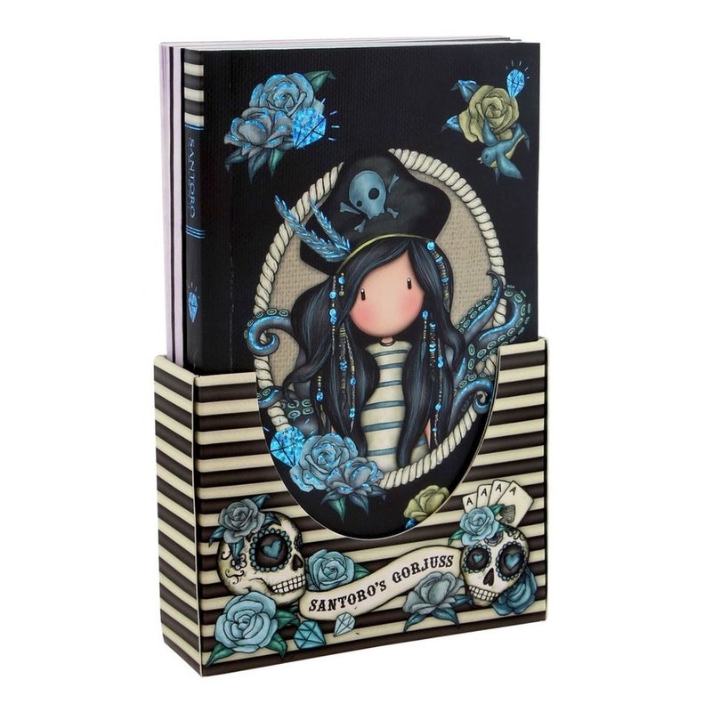 SANTORO Set Of 2 Jotter Pads - Sea Nixie/Black Pearl