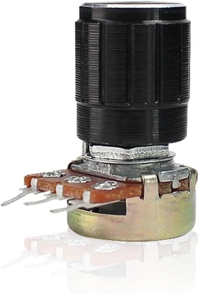 WH148 15mm Shaft Amplifier Rotary Potentiometer Variable Resistor Kit B10K 1K 2K 5K 20K 50K 100K 250K 5Pcs(2K Ohm) - Image 2